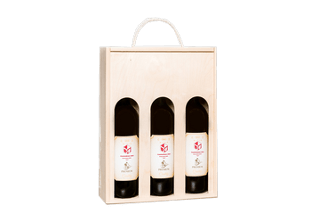 3 palackos italos doboz hársfából megtekintése | Fadoboz.hu